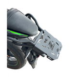 Motocare Kawasaki Z650 pipe carrier with plate rear luggage rack heavy-duty touring motorcycle accessory