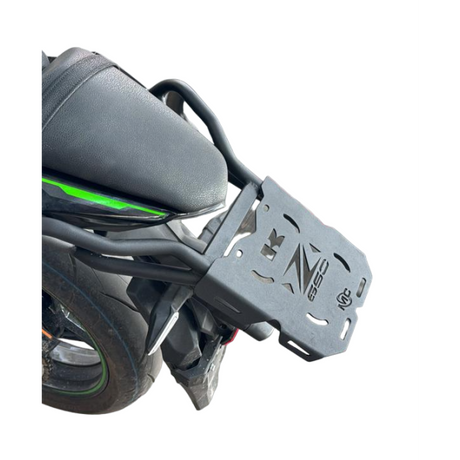 Motocare Kawasaki Z650 pipe carrier with plate rear luggage rack heavy-duty touring motorcycle accessory