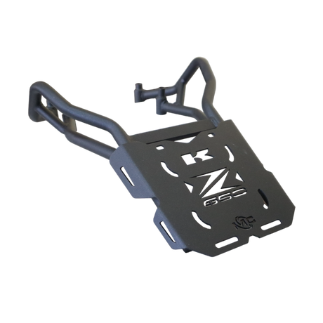 Motocare Kawasaki Z650 pipe carrier with plate rear luggage rack heavy-duty touring motorcycle accessory