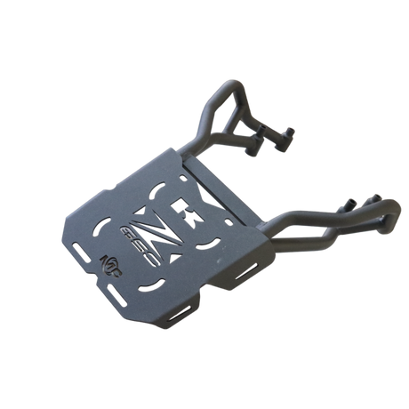 Motocare Kawasaki Z650 pipe carrier with plate rear luggage rack heavy-duty touring motorcycle accessory