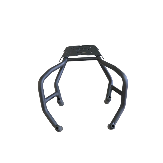 Motocare Kawasaki Z650 pipe carrier with plate rear luggage rack heavy-duty touring motorcycle accessory