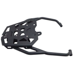 MotoCare pipe carrier installed on Hero XPulse 210 for luggage support and touring use