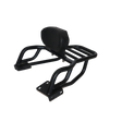 MotoCare pipe carrier with backrest installed on Hero Xpulse motorcycle providing luggage support and pillion comfort for touring rides