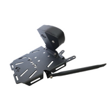 MotoCare plate carrier with backrest for TVS Apache RTR 200