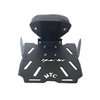 MotoCare plate carrier with backrest for TVS Apache RTR 200