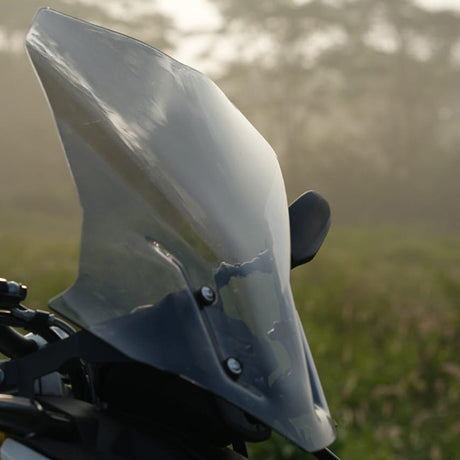 Motocare BMW G310R polycarbonate visor windshield wind deflector clear smoke black motorcycle accessory
