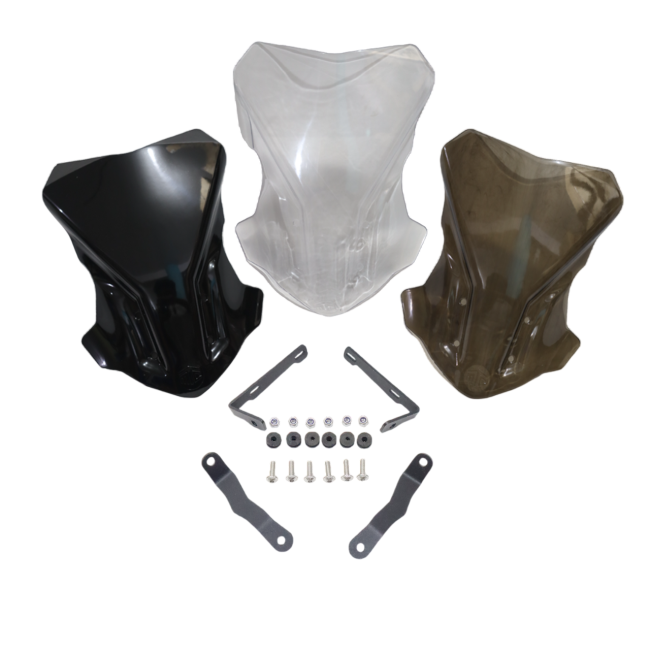 MotoCare Polycarbonate Visor for Hero Xtreme 250R clear