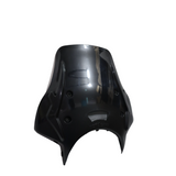 Motocare Polycarbonate Visor for Royal Enfield Himalayan 411 | Clear, Smoke & Black Adjustable Windshield Protector