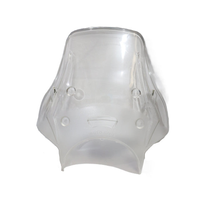 Motocare Polycarbonate Visor for Royal Enfield Himalayan 411 | Clear, Smoke & Black Adjustable Windshield Protector