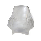 Motocare Polycarbonate Visor for Royal Enfield Himalayan 411 | Clear, Smoke & Black Adjustable Windshield Protector