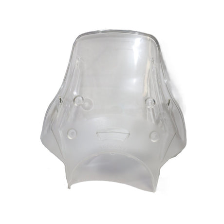 Motocare Polycarbonate Visor for Royal Enfield Himalayan 411 | Clear, Smoke & Black Adjustable Windshield Protector