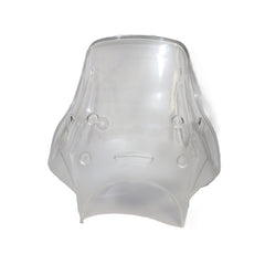 MotoCare Polycarbonate Visor for Royal Enfield Himalayan 411 | Clear, Smoke & Black Adjustable Windshield Protector
