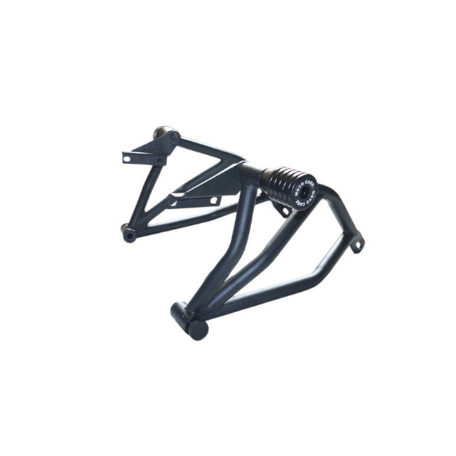MotoCare crash guard with dual sliders for Bajaj Pulsar RS 200