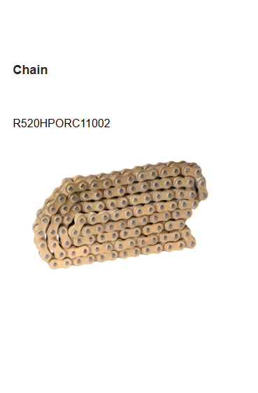 Brass Chain and Sprocket Kit 14T 41T 110 Links for Bajaj Pulsar 200 RS HPORC 240