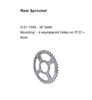 Brass Chain and Sprocket Kit 13T 38T for Hero Xpulse 200 and 200 FI HPORC 387