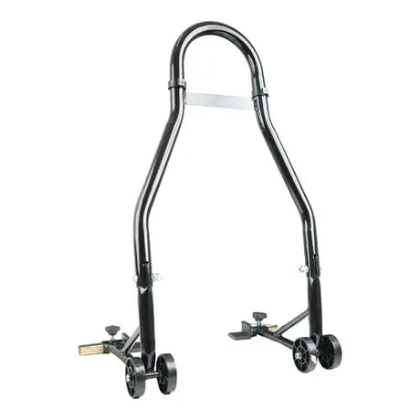 BSDDP Black Motorcycle Paddock Stand for Rear Wheel Maintenance and Servicing