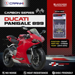 CRANK1 CFB036 carbon brake pads for Ducati Panigale 899 2014-2015 front