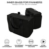 Auto Engina Inner Bag for Panniers | 36L Black 900D PU-Coated Motorcycle Luggage Bag