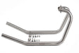PowerRage Performance Headers Royal Enfield Interceptor 650 Brushed Steel

