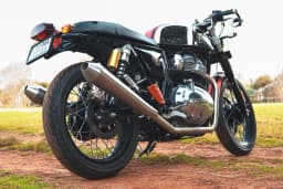 PowerRage Performance Headers Royal Enfield Interceptor 650 Brushed Steel
