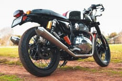 PowerRage Performance Headers Royal Enfield Interceptor 650 Brushed Steel
