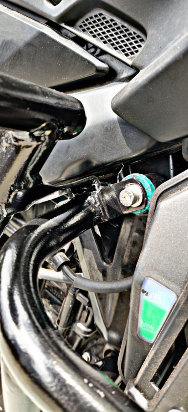 Hyperrider Bajaj Dominar 250 UG Type 2 Crash Guard with Frame Slider for Engine and Radiator Protection
