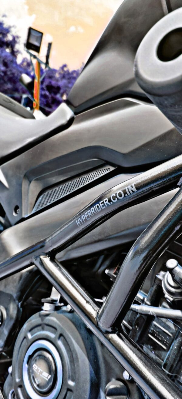 Hyperrider Bajaj Dominar 250 UG Type 2 Crash Guard with Frame Slider for Engine and Radiator Protection