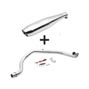 Red Rooster Performance POLARIS Polish Exhaust for Hero XPulse 200