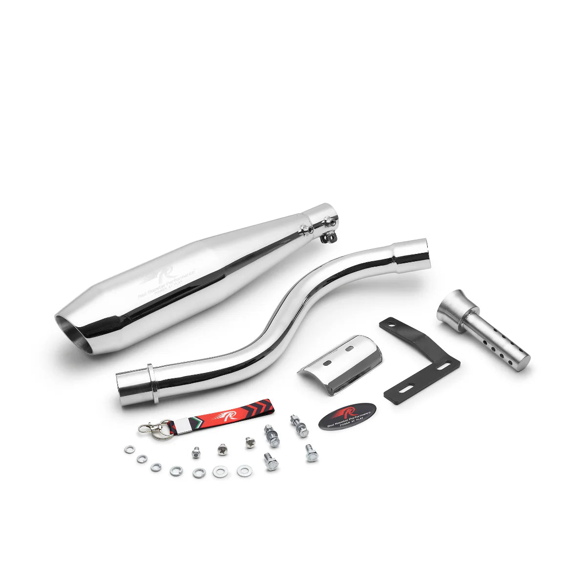 Red Rooster Performance POLARIS Polish Exhaust for Hero XPulse 210