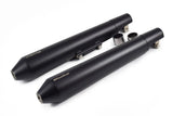 PowerRage Slip On Exhaust Royal Enfield Interceptor 650 Black Finish Long Type