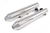 PowerRage Slip On Exhaust Royal Enfield Interceptor 650 Polish Finish Short Type