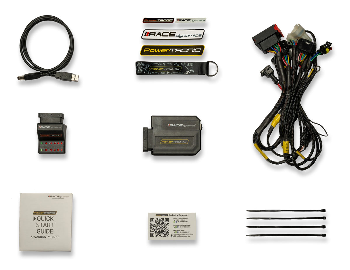 PowerTRONIC V4 ECU for KTM 390 Adventure R 2025 performance upgrade installed