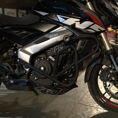 Hyperrider Bajaj Pulsar NS400Z Heavy Duty Crash Guard Steel Engine Protection Accessory