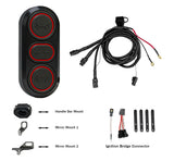 MADDOG Prime 150W motorcycle auxiliary light with Spot and Flood beam


