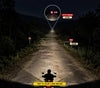 MADDOG Prime 150W motorcycle auxiliary light with Spot and Flood beam


