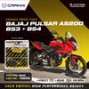 CRANK1 CRM359 ceramic rear brake pads for Bajaj Pulsar AS200 BS3 BS4 motorcycle