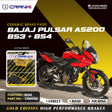 CRANK1 CRM359 ceramic rear brake pads for Bajaj Pulsar AS200 BS3 BS4 motorcycle