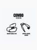 LEGUNDARY saddle stay and luggage carrier combo Royal Enfield Bear 650 black mild steel