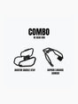 LEGUNDARY saddle stay and luggage carrier combo Royal Enfield Bear 650 black mild steel