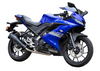 Silver Stallion Storm performance exhaust for Yamaha R15 textured black
