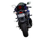 Silver Stallion Storm performance exhaust for Yamaha R15 textured black