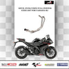 Yamaha R3 Devil Evolution exhaust system installed