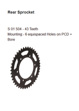 Rolon Brass Chain and Sprocket Kit for Yamaha YZF R3 321cc 14T 43T 112 Links