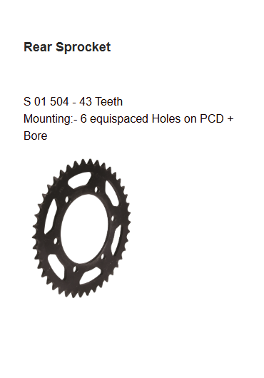 Rolon Brass Chain and Sprocket Kit for Yamaha YZF R3 321cc 14T 43T 112 Links
