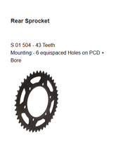 Rolon Brass Chain and Sprocket Kit for Yamaha YZF R3 321cc 14T 43T 112 Links