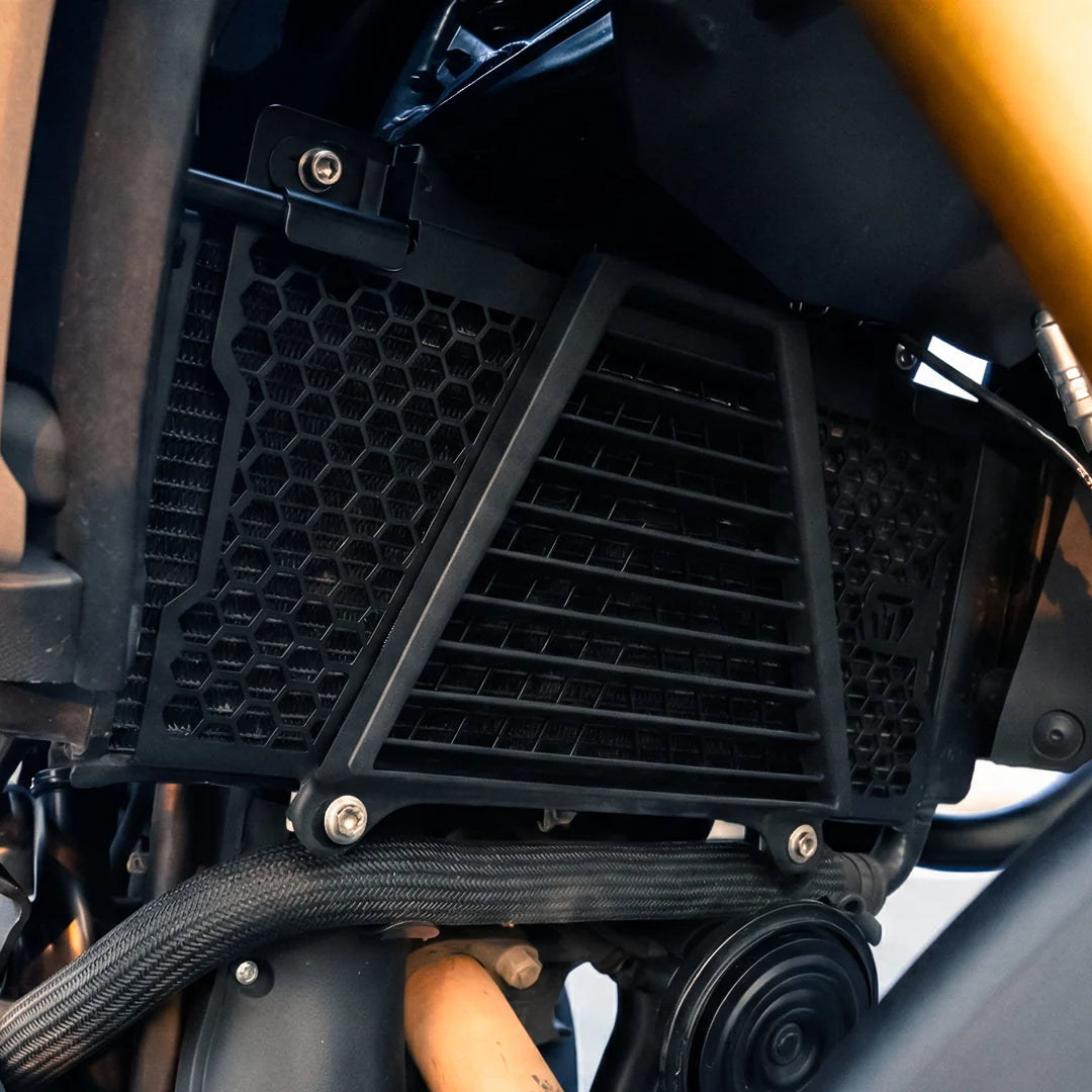 Moto Torque Mild Steel Radiator Guard for TVS Apache RTX 300