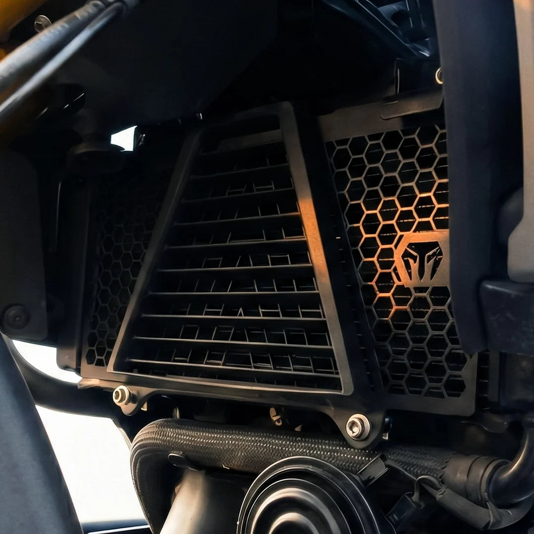 Moto Torque Mild Steel Radiator Guard for TVS Apache RTX 300