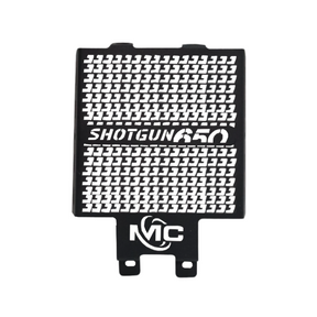 MotoCare radiator guard black Shotgun 650 front view
