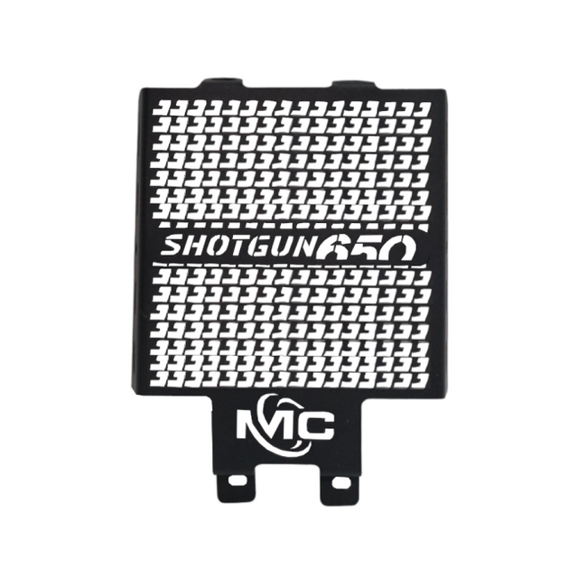 MotoCare radiator guard black Shotgun 650 front view