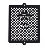 MotoCare radiator guard for Jawa 42 front mesh close-up